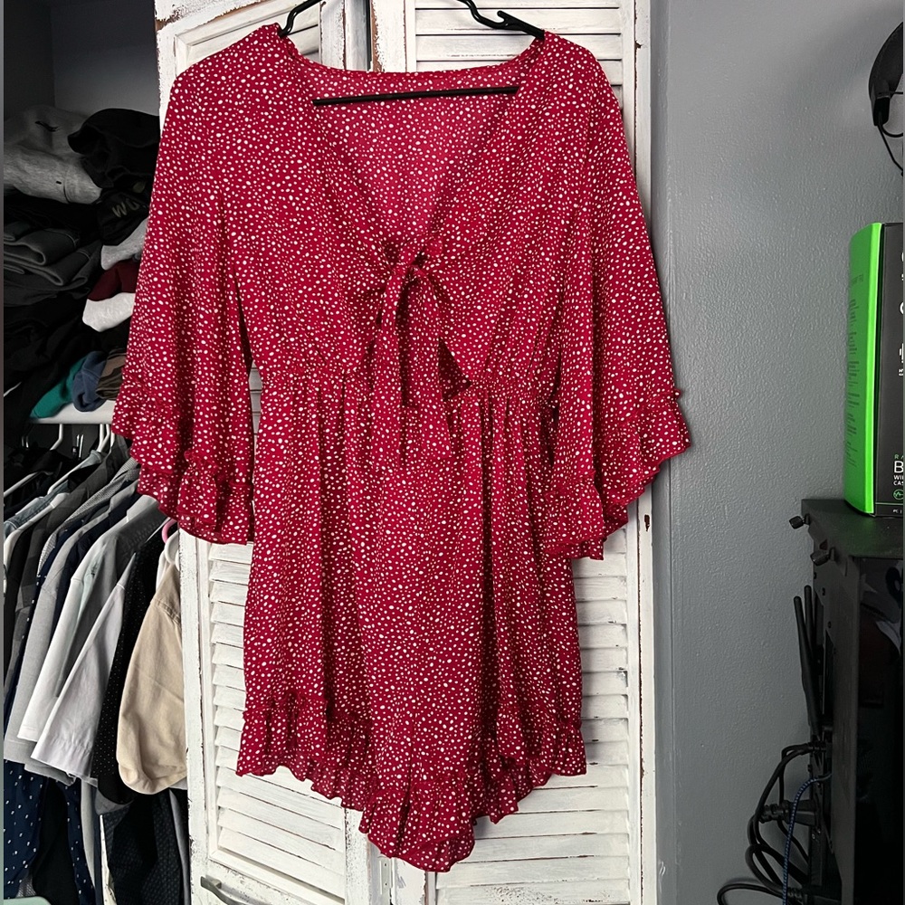 Red romper